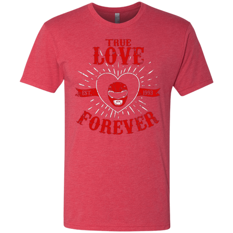 T-Shirts Vintage Red / Small True Love Forever Red Men's Triblend T-Shirt