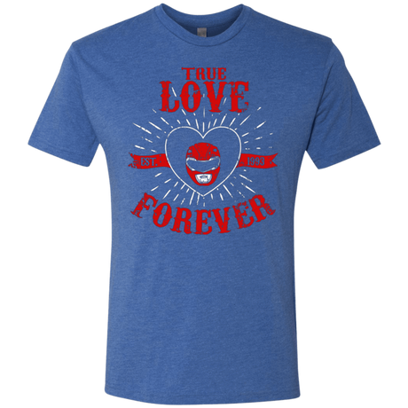 T-Shirts Vintage Royal / Small True Love Forever Red Men's Triblend T-Shirt