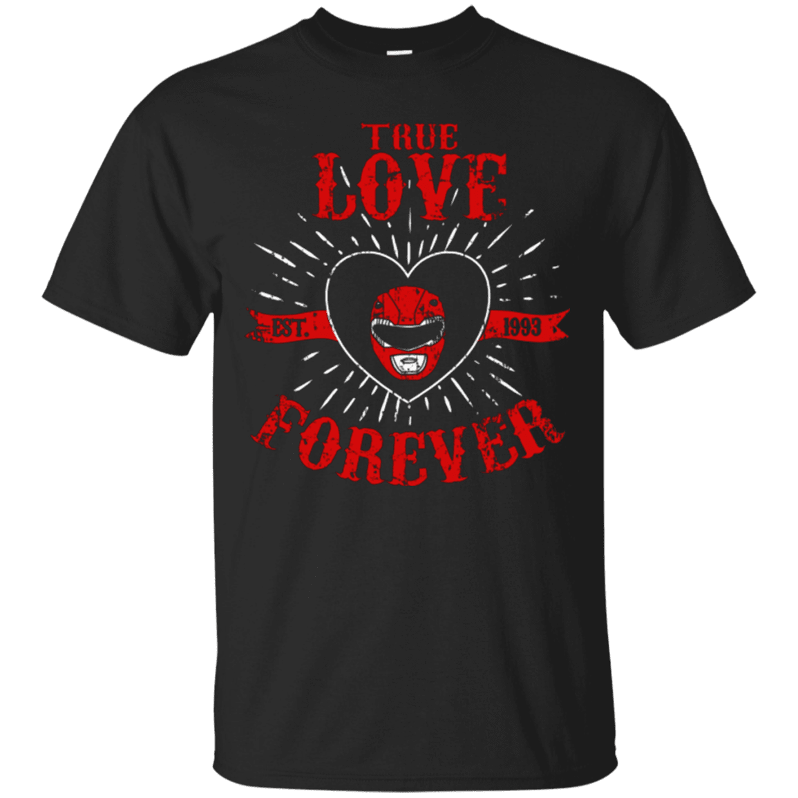 T-Shirts Black / Small True Love Forever Red T-Shirt