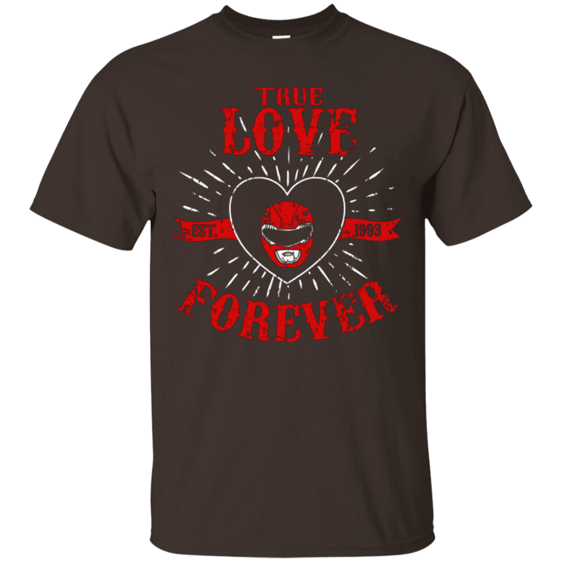 T-Shirts Dark Chocolate / Small True Love Forever Red T-Shirt