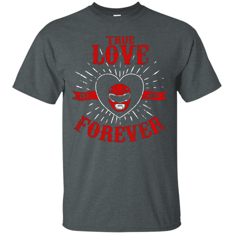 T-Shirts Dark Heather / Small True Love Forever Red T-Shirt
