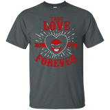 T-Shirts Dark Heather / Small True Love Forever Red T-Shirt