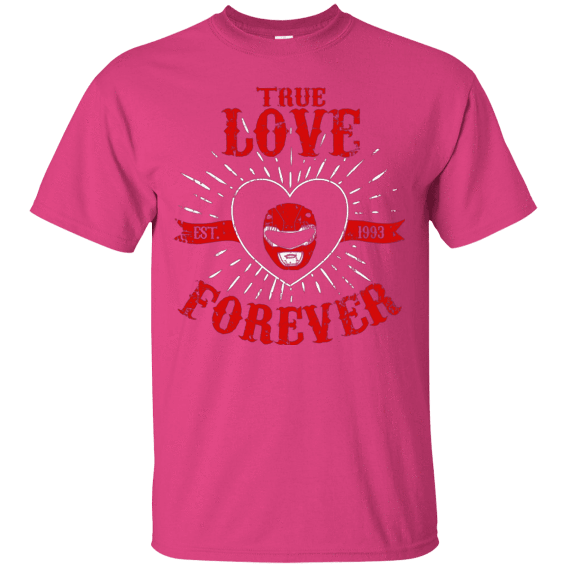 T-Shirts Heliconia / Small True Love Forever Red T-Shirt