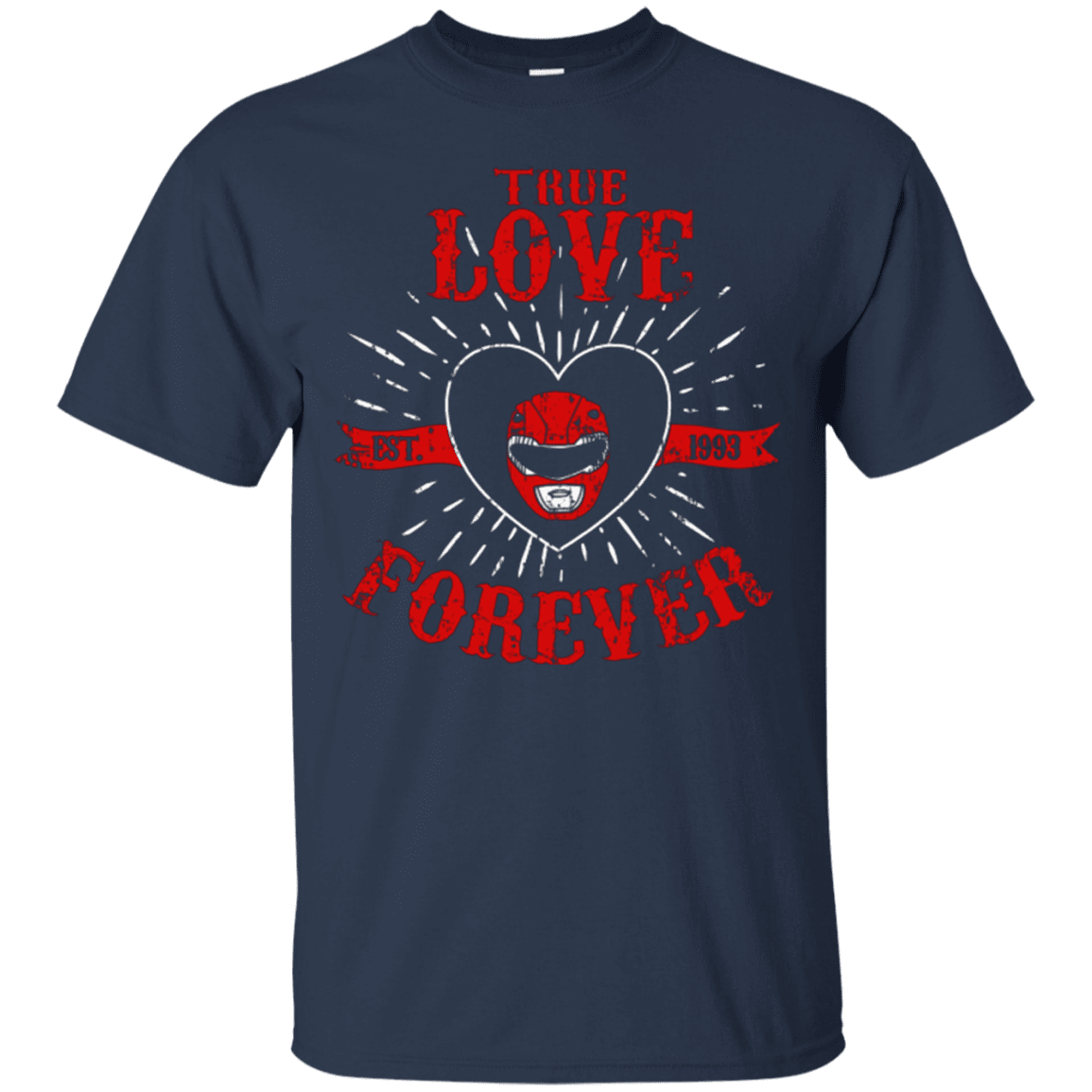 T-Shirts Navy / Small True Love Forever Red T-Shirt