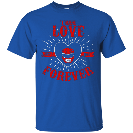 T-Shirts Royal / Small True Love Forever Red T-Shirt