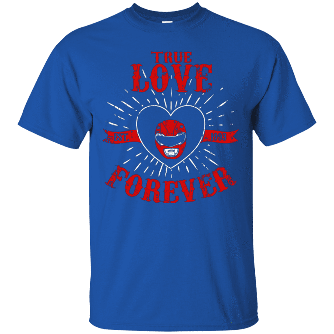 T-Shirts Royal / Small True Love Forever Red T-Shirt