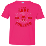 T-Shirts Hot Pink / 2T True Love Forever Red Toddler Premium T-Shirt