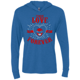 T-Shirts Vintage Royal / X-Small True Love Forever Red Triblend Long Sleeve Hoodie Tee