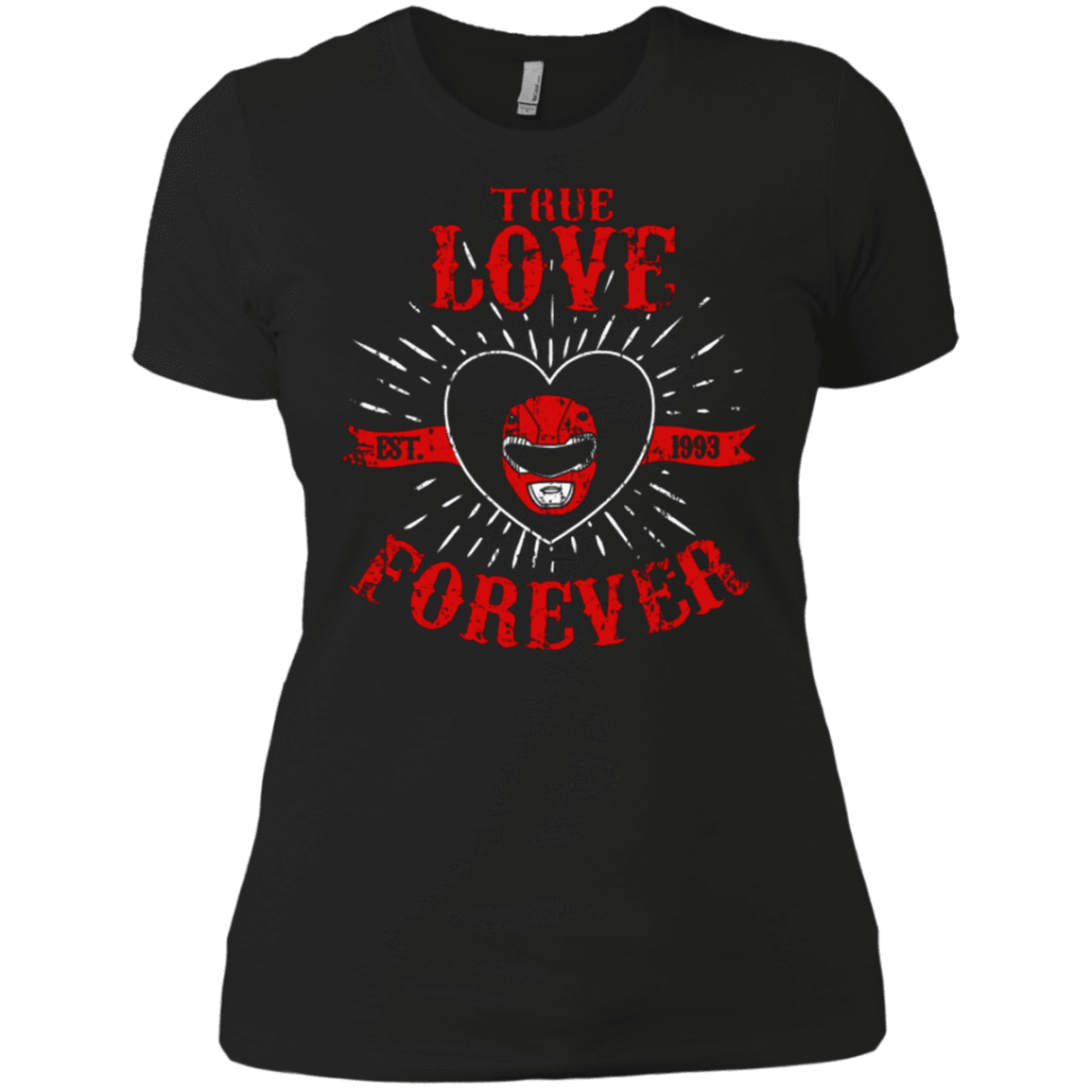 T-Shirts Black / X-Small True Love Forever Red Women's Premium T-Shirt