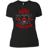 T-Shirts Black / X-Small True Love Forever Red Women's Premium T-Shirt