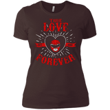 T-Shirts Dark Chocolate / X-Small True Love Forever Red Women's Premium T-Shirt