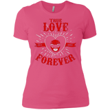 T-Shirts Hot Pink / X-Small True Love Forever Red Women's Premium T-Shirt