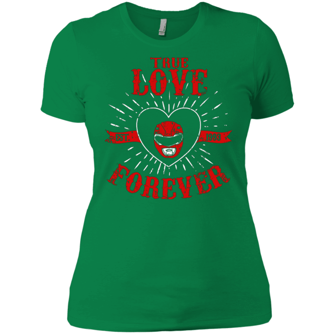 T-Shirts Kelly Green / X-Small True Love Forever Red Women's Premium T-Shirt