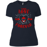 T-Shirts Midnight Navy / X-Small True Love Forever Red Women's Premium T-Shirt