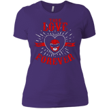 T-Shirts Purple / X-Small True Love Forever Red Women's Premium T-Shirt