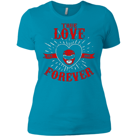 T-Shirts Turquoise / X-Small True Love Forever Red Women's Premium T-Shirt