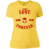 T-Shirts Vibrant Yellow / X-Small True Love Forever Red Women's Premium T-Shirt
