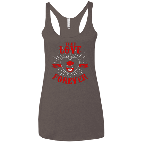 T-Shirts Macchiato / X-Small True Love Forever Red Women's Triblend Racerback Tank