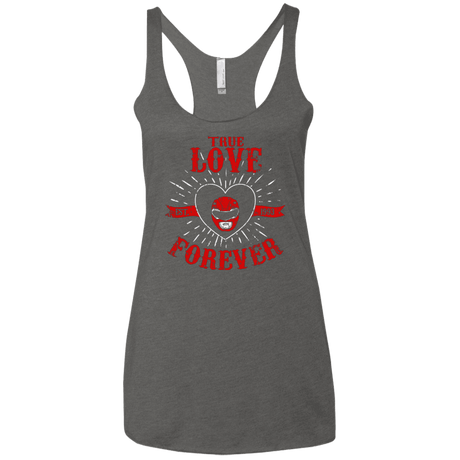 T-Shirts Premium Heather / X-Small True Love Forever Red Women's Triblend Racerback Tank