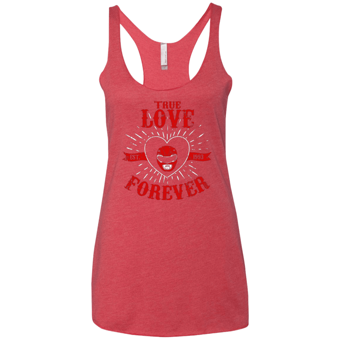 T-Shirts Vintage Red / X-Small True Love Forever Red Women's Triblend Racerback Tank