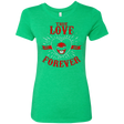 T-Shirts Envy / Small True Love Forever Red Women's Triblend T-Shirt