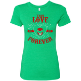 T-Shirts Envy / Small True Love Forever Red Women's Triblend T-Shirt