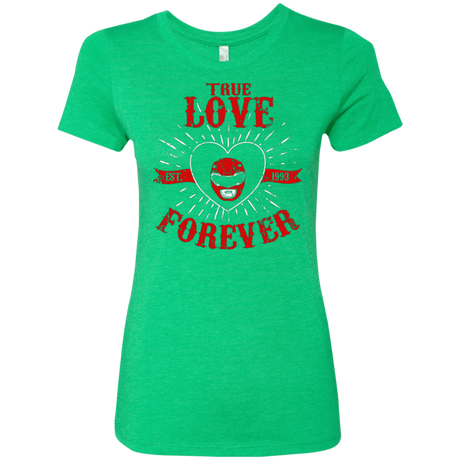 T-Shirts Envy / Small True Love Forever Red Women's Triblend T-Shirt