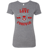 T-Shirts Premium Heather / Small True Love Forever Red Women's Triblend T-Shirt