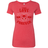 T-Shirts Vintage Red / Small True Love Forever Red Women's Triblend T-Shirt