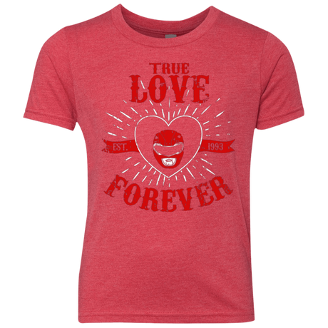 T-Shirts Vintage Red / YXS True Love Forever Red Youth Triblend T-Shirt