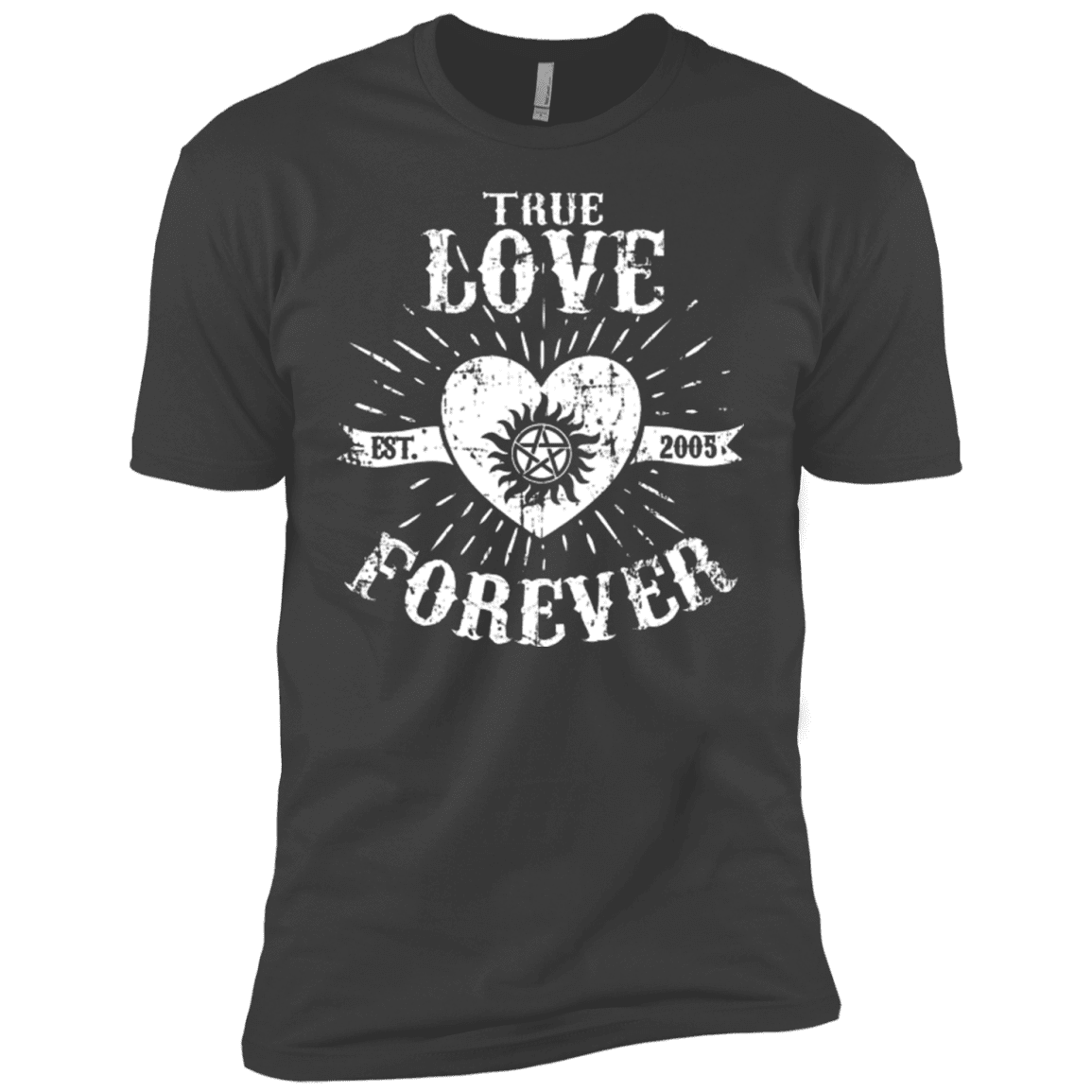 T-Shirts Heavy Metal / YXS True Love Forever Supernatural Boys Premium T-Shirt