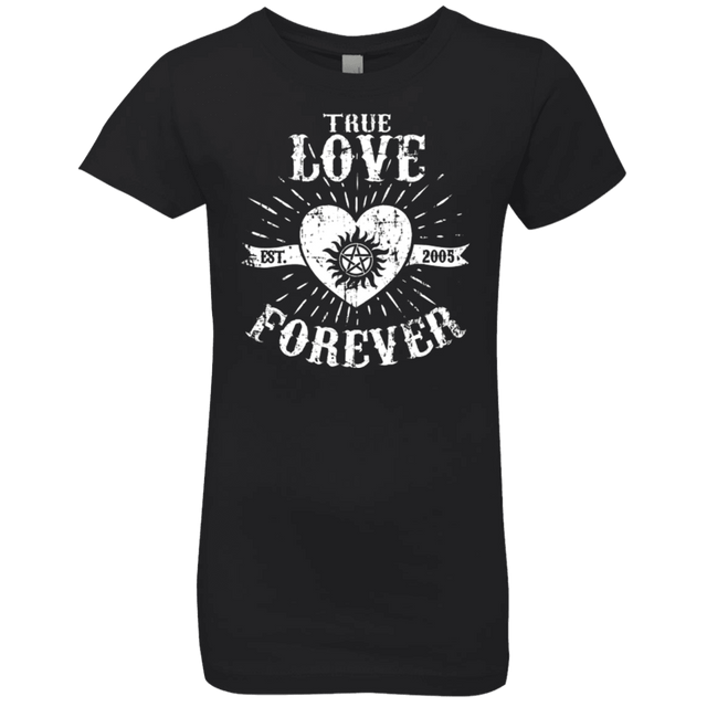 T-Shirts Black / YXS True Love Forever Supernatural Girls Premium T-Shirt