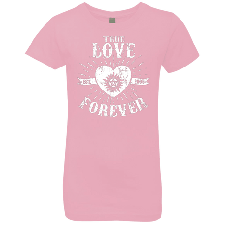 T-Shirts Light Pink / YXS True Love Forever Supernatural Girls Premium T-Shirt