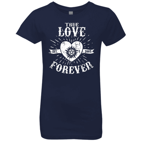 T-Shirts Midnight Navy / YXS True Love Forever Supernatural Girls Premium T-Shirt