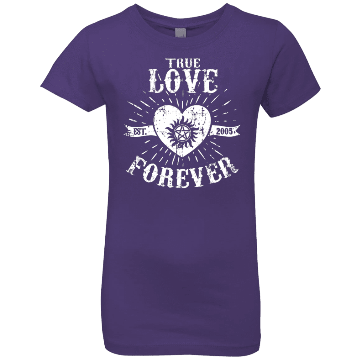 T-Shirts Purple Rush / YXS True Love Forever Supernatural Girls Premium T-Shirt