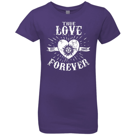 T-Shirts Purple Rush / YXS True Love Forever Supernatural Girls Premium T-Shirt