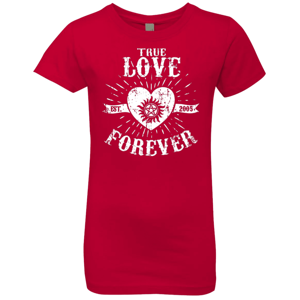 T-Shirts Red / YXS True Love Forever Supernatural Girls Premium T-Shirt