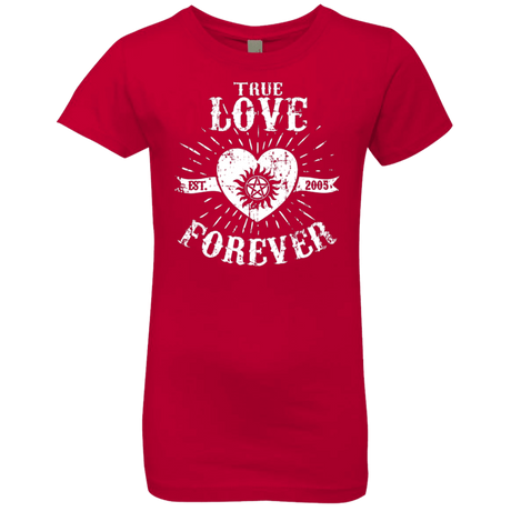 T-Shirts Red / YXS True Love Forever Supernatural Girls Premium T-Shirt