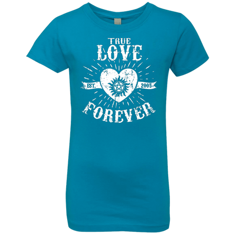 T-Shirts Turquoise / YXS True Love Forever Supernatural Girls Premium T-Shirt