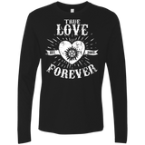 T-Shirts Black / Small True Love Forever Supernatural Men's Premium Long Sleeve