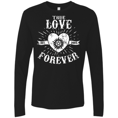 T-Shirts Black / Small True Love Forever Supernatural Men's Premium Long Sleeve