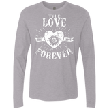 T-Shirts Heather Grey / Small True Love Forever Supernatural Men's Premium Long Sleeve