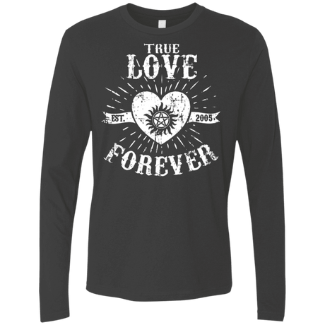 T-Shirts Heavy Metal / Small True Love Forever Supernatural Men's Premium Long Sleeve