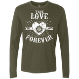 T-Shirts Military Green / Small True Love Forever Supernatural Men's Premium Long Sleeve