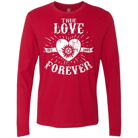 T-Shirts Red / Small True Love Forever Supernatural Men's Premium Long Sleeve