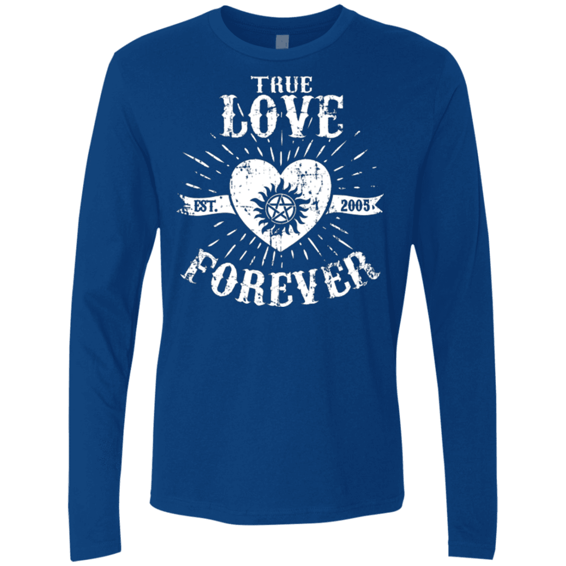 T-Shirts Royal / Small True Love Forever Supernatural Men's Premium Long Sleeve