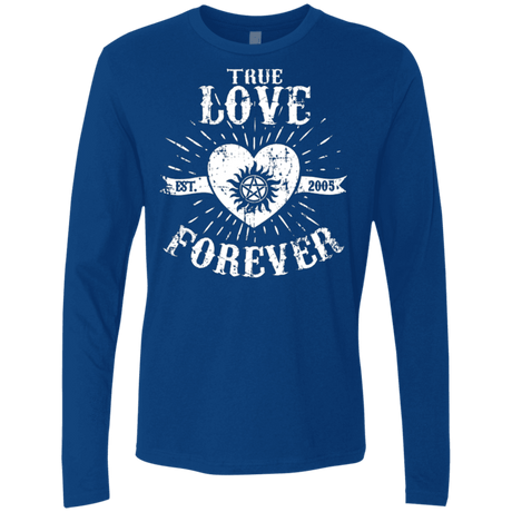 T-Shirts Royal / Small True Love Forever Supernatural Men's Premium Long Sleeve