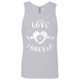 T-Shirts Heather Grey / Small True Love Forever Supernatural Men's Premium Tank Top
