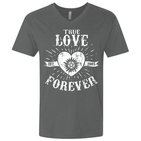 T-Shirts Heavy Metal / X-Small True Love Forever Supernatural Men's Premium V-Neck