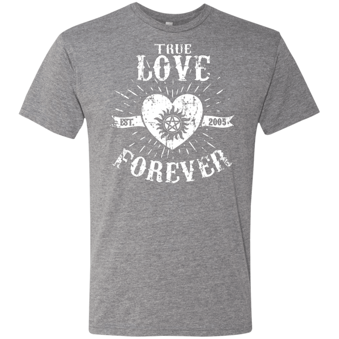T-Shirts Premium Heather / Small True Love Forever Supernatural Men's Triblend T-Shirt